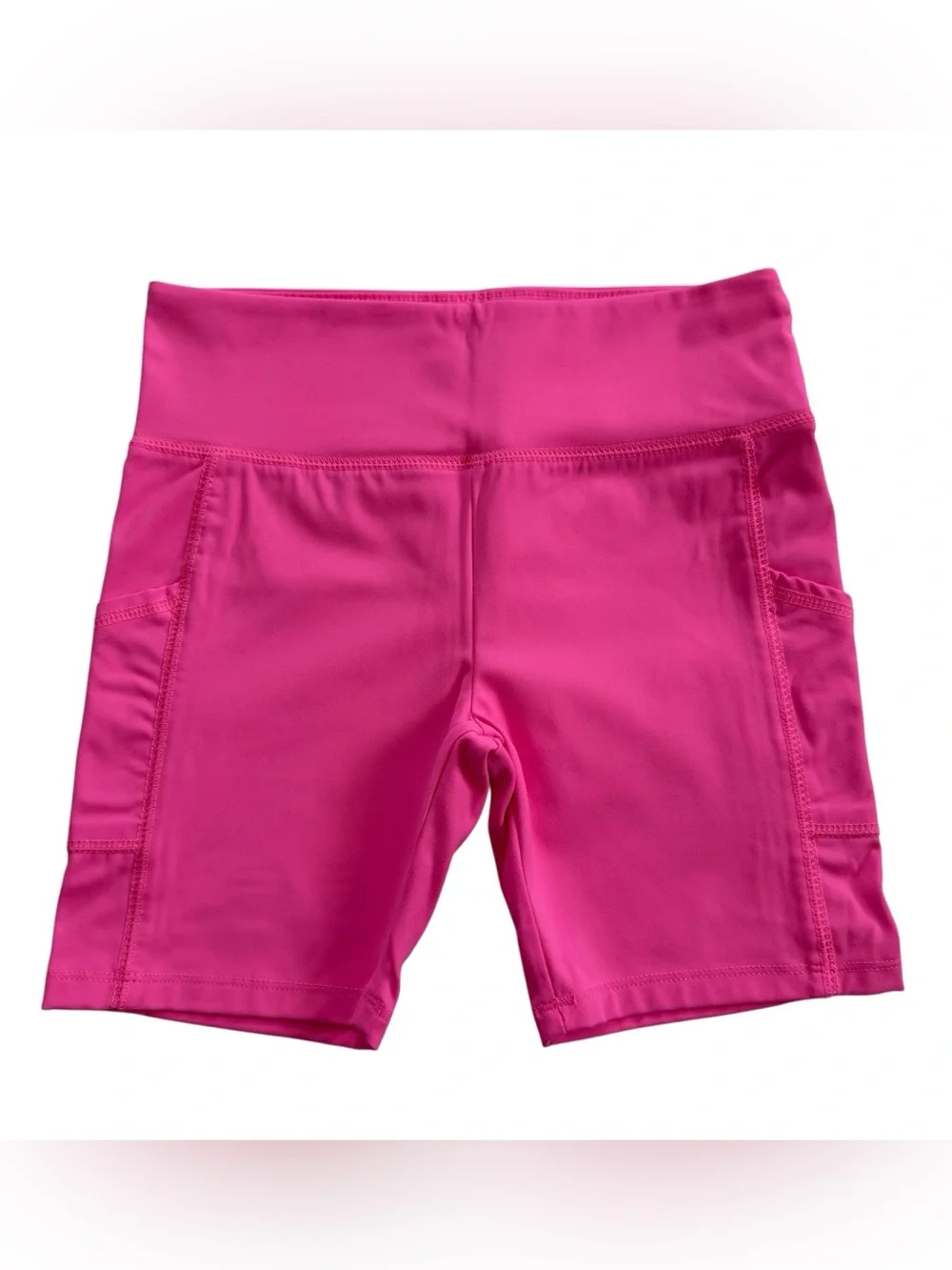 The Children’s Place Girls Quick Dry Cross Back Tank Top & Leggings Set Hot Pink